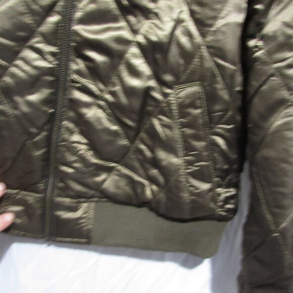 Woman's reversible authentic Harley-Davidson coat black green medium - Picture 8 of 10